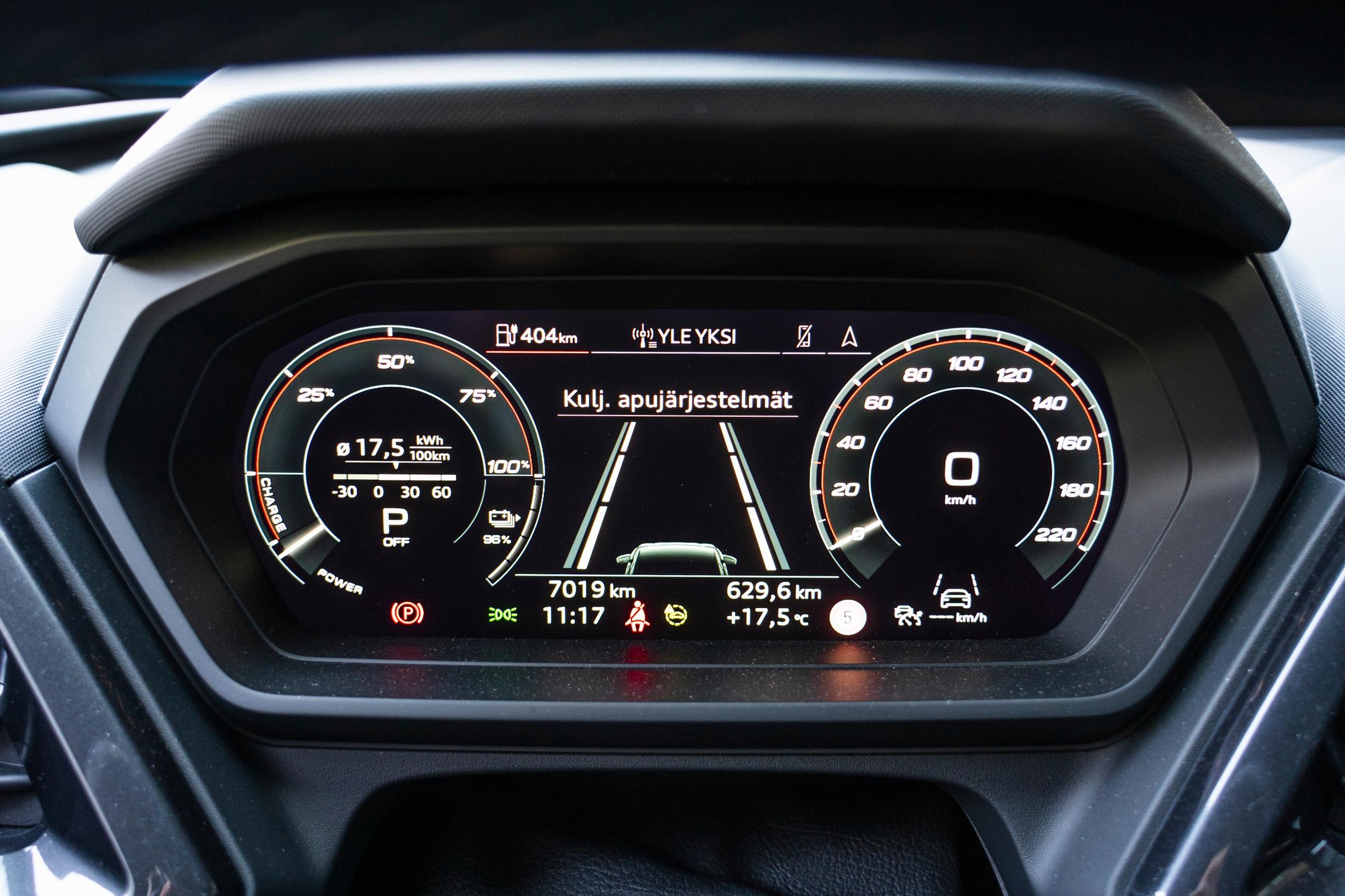Audi q4 e-tron Sportback Edition 40 mittaristo