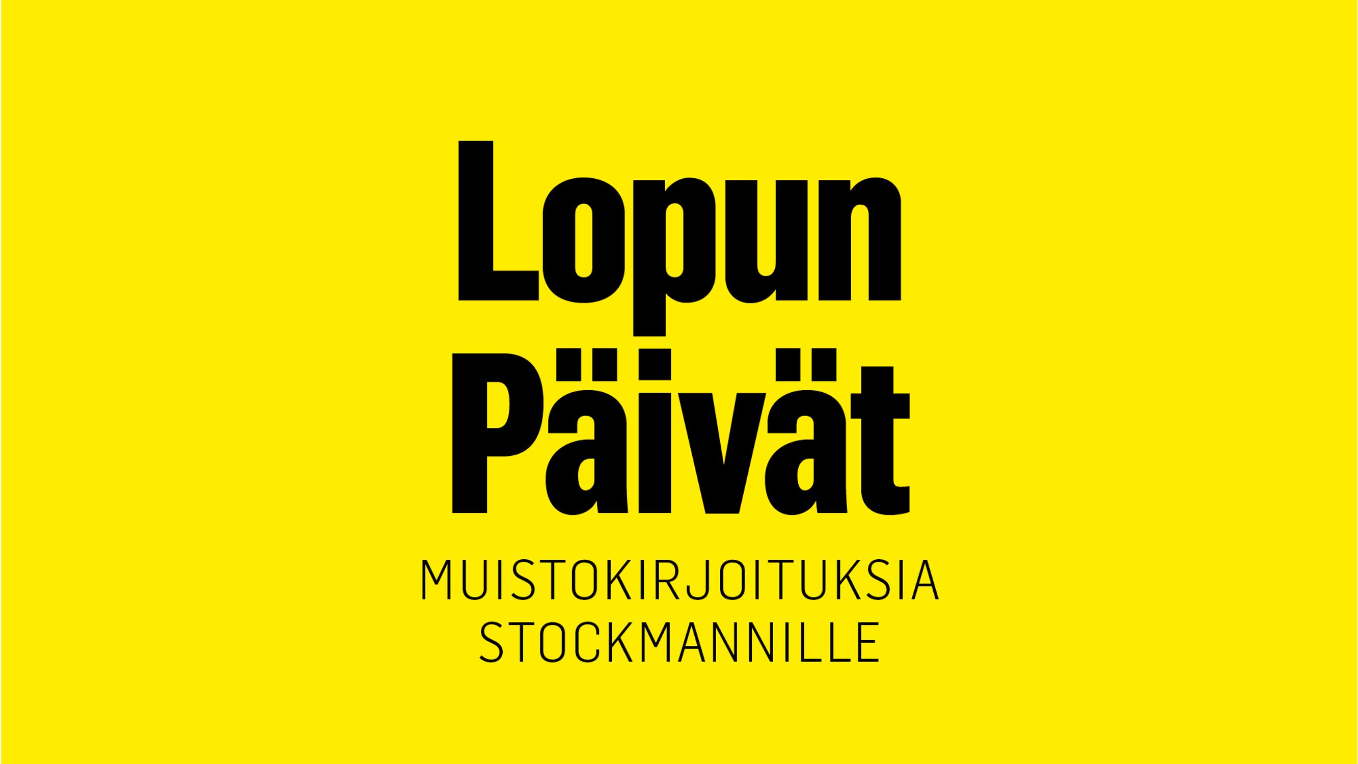 Kylän viimeinen kauppa – Katja Lindroosin muistokirjoitus Stockmannille