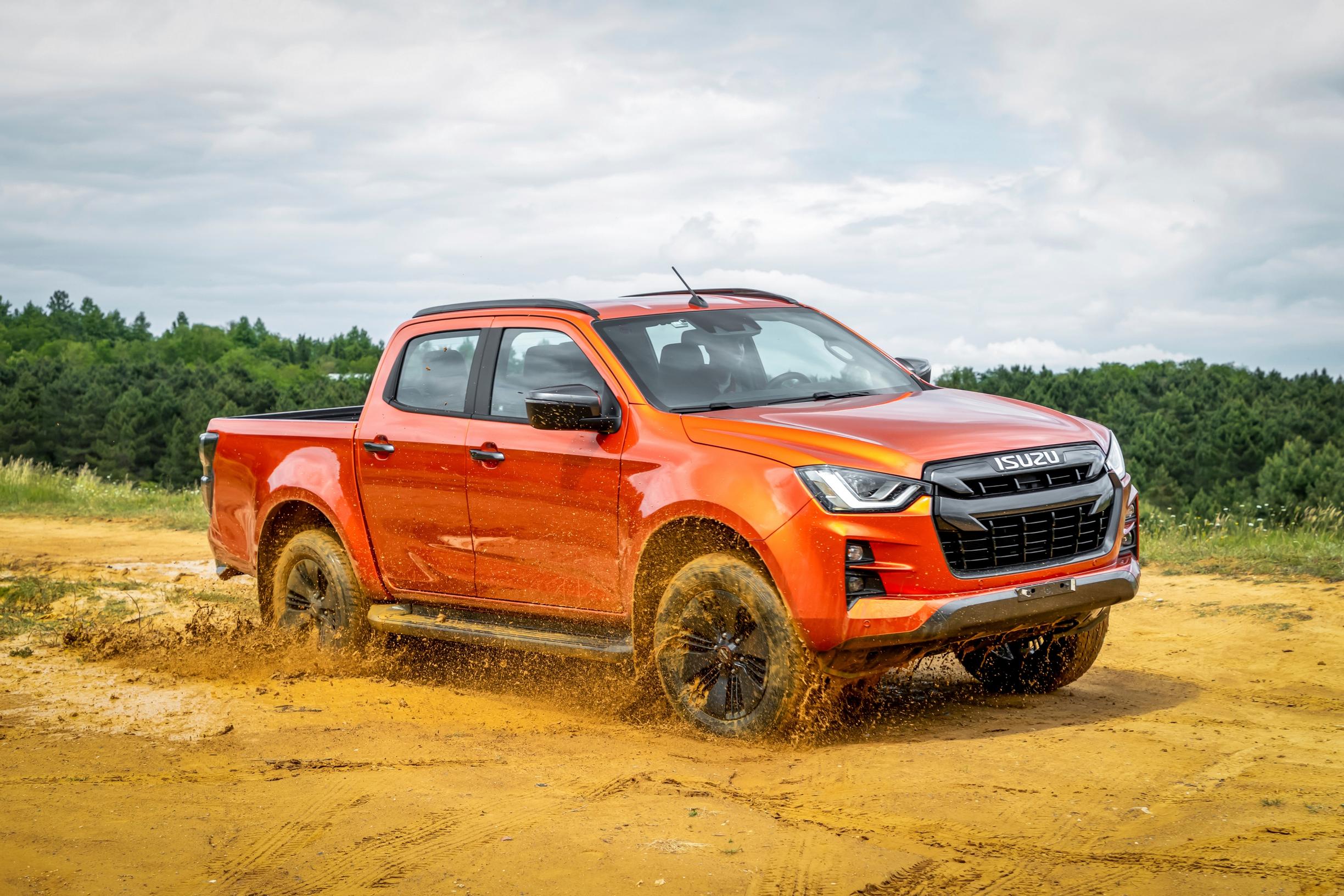 Isuzu D-Max -pick-up on ainoa meille tuotava Isuzu. Tehdas valmistaa myös kuorma-autoja.