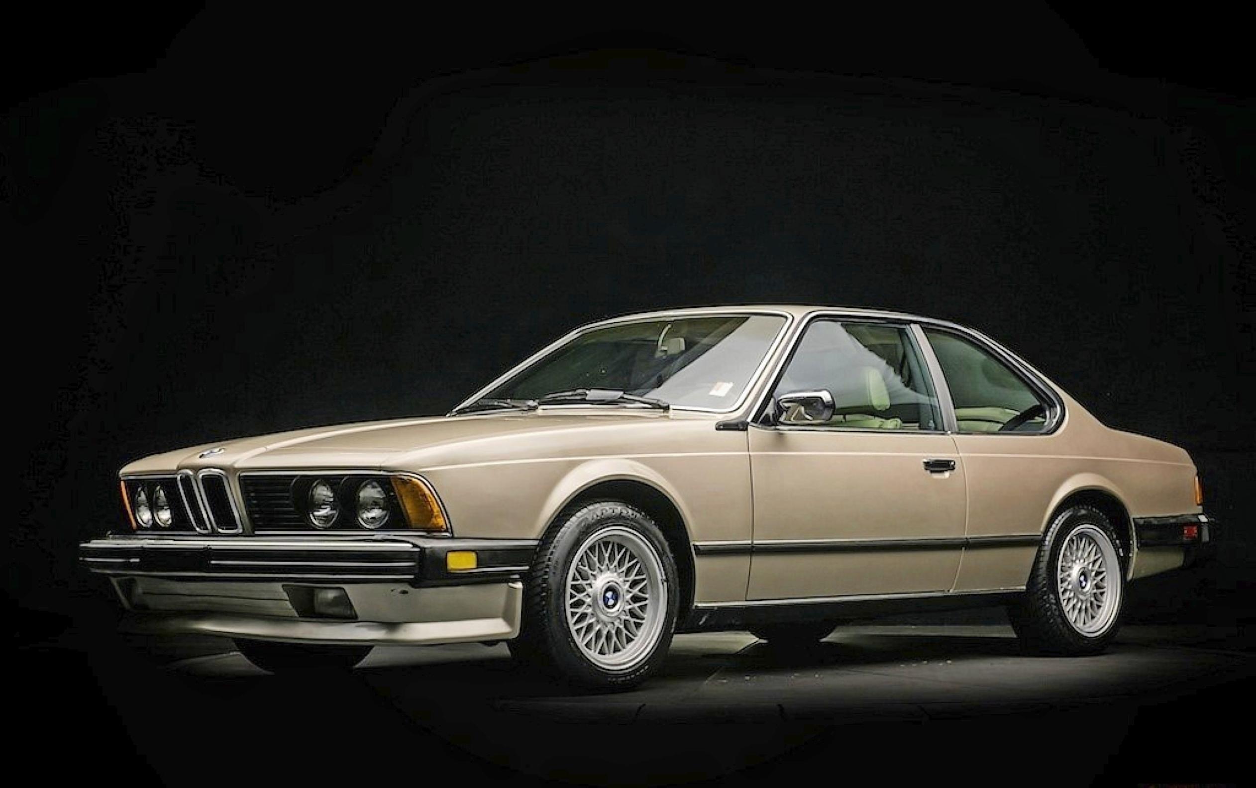 BMW 635. Kiehtova kaunotar 50 vuoden takaa. Tässä jenkkipuskureilla.