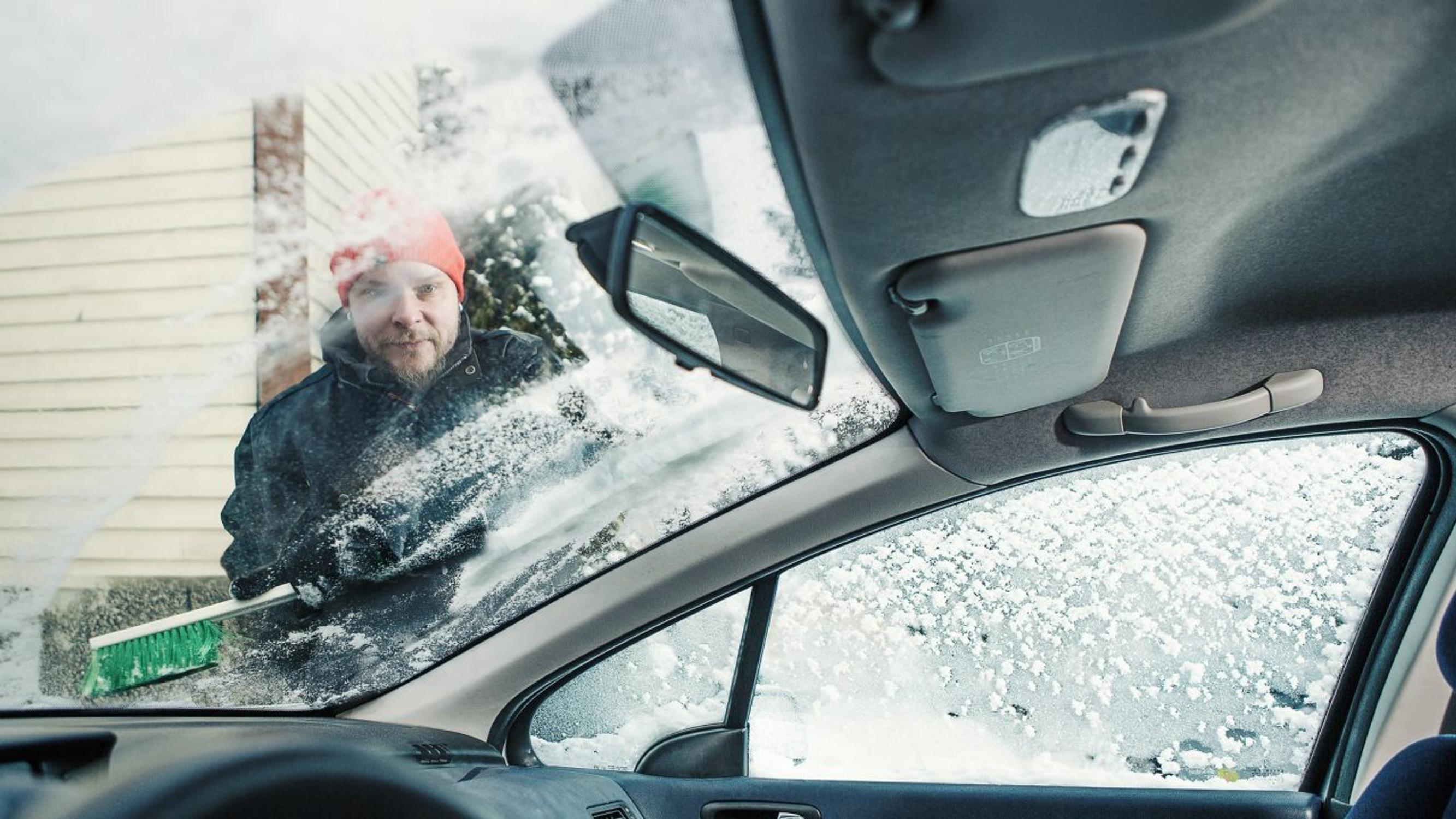Esilämmitä auto ja varmista näkyvyys