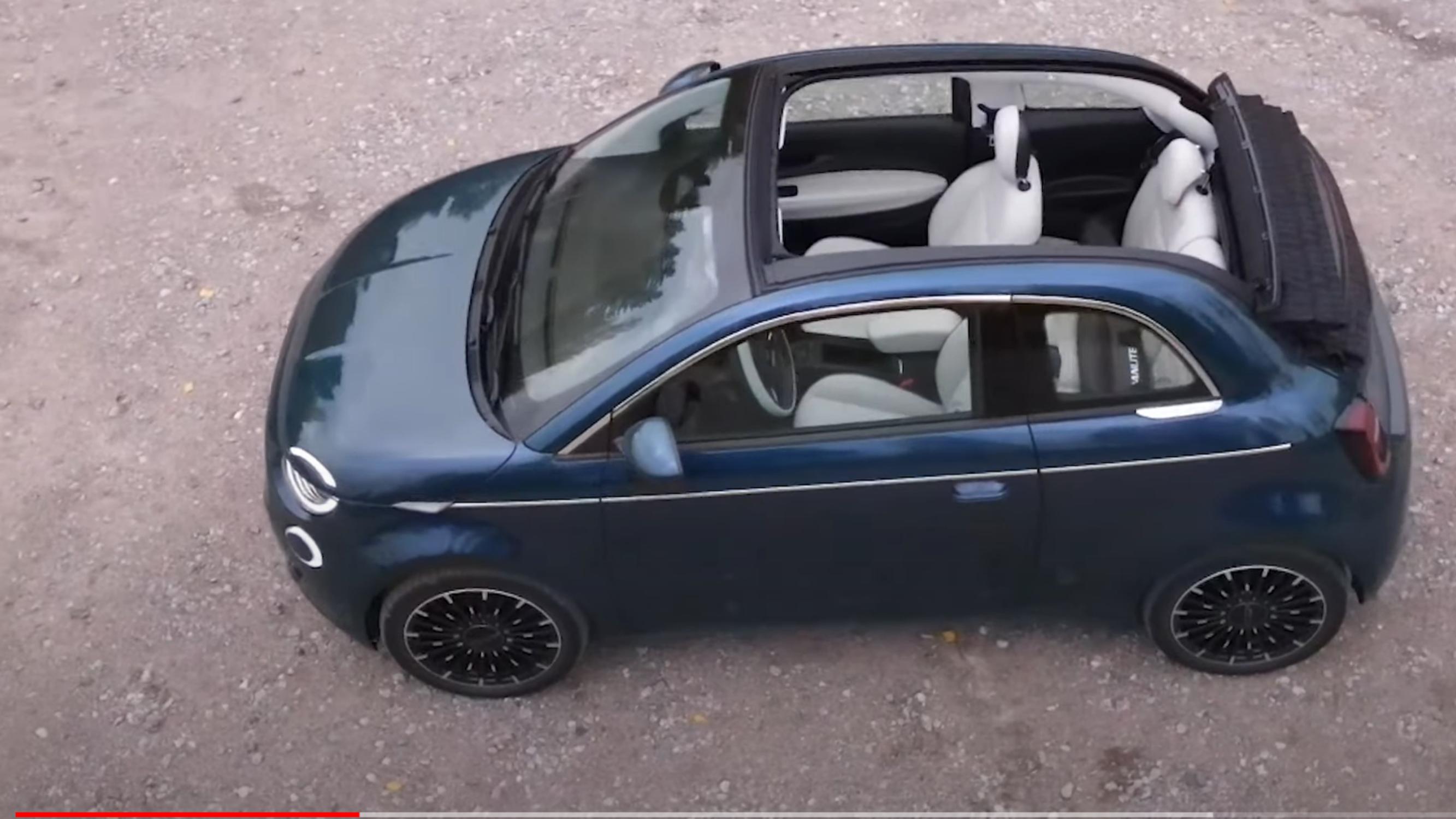 Viikon auto: Fiat 500e Cabriolet La Prima – Katso Tuulilasin autovideo