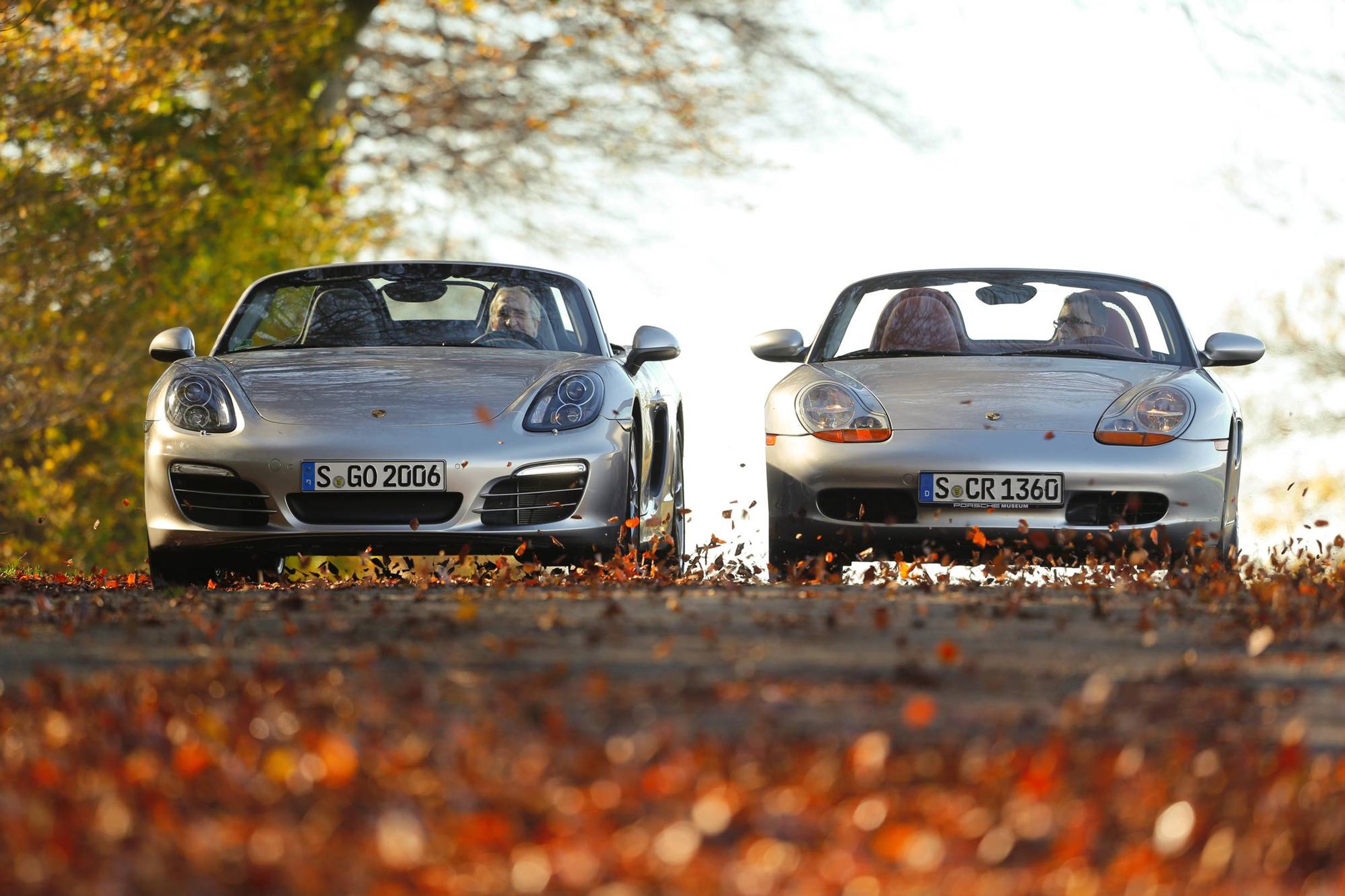 Vertailussa vanha ja uusi Porsche Boxster