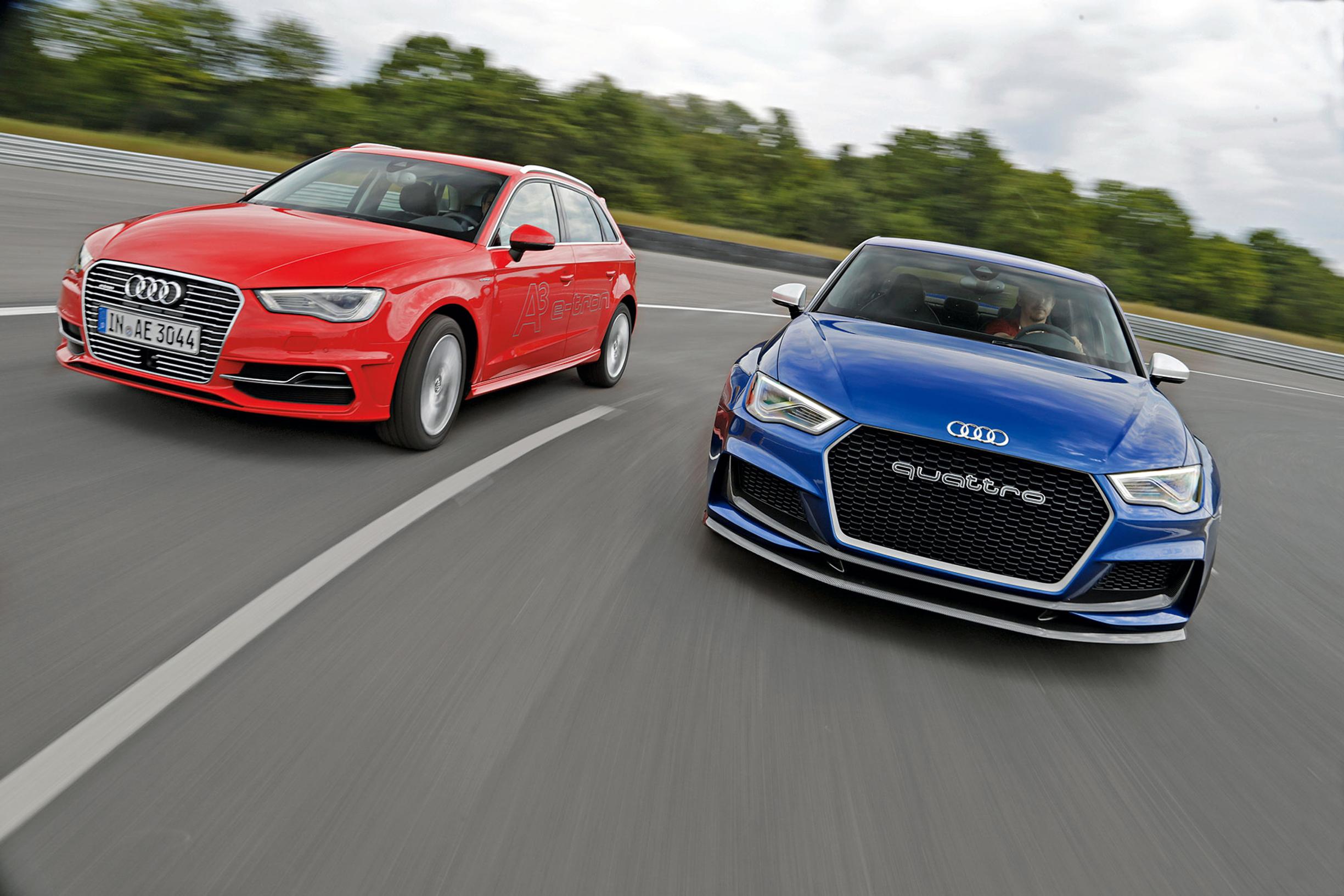 Audia tunteella – A3 e-tron ja Clubsport Quattro Concept