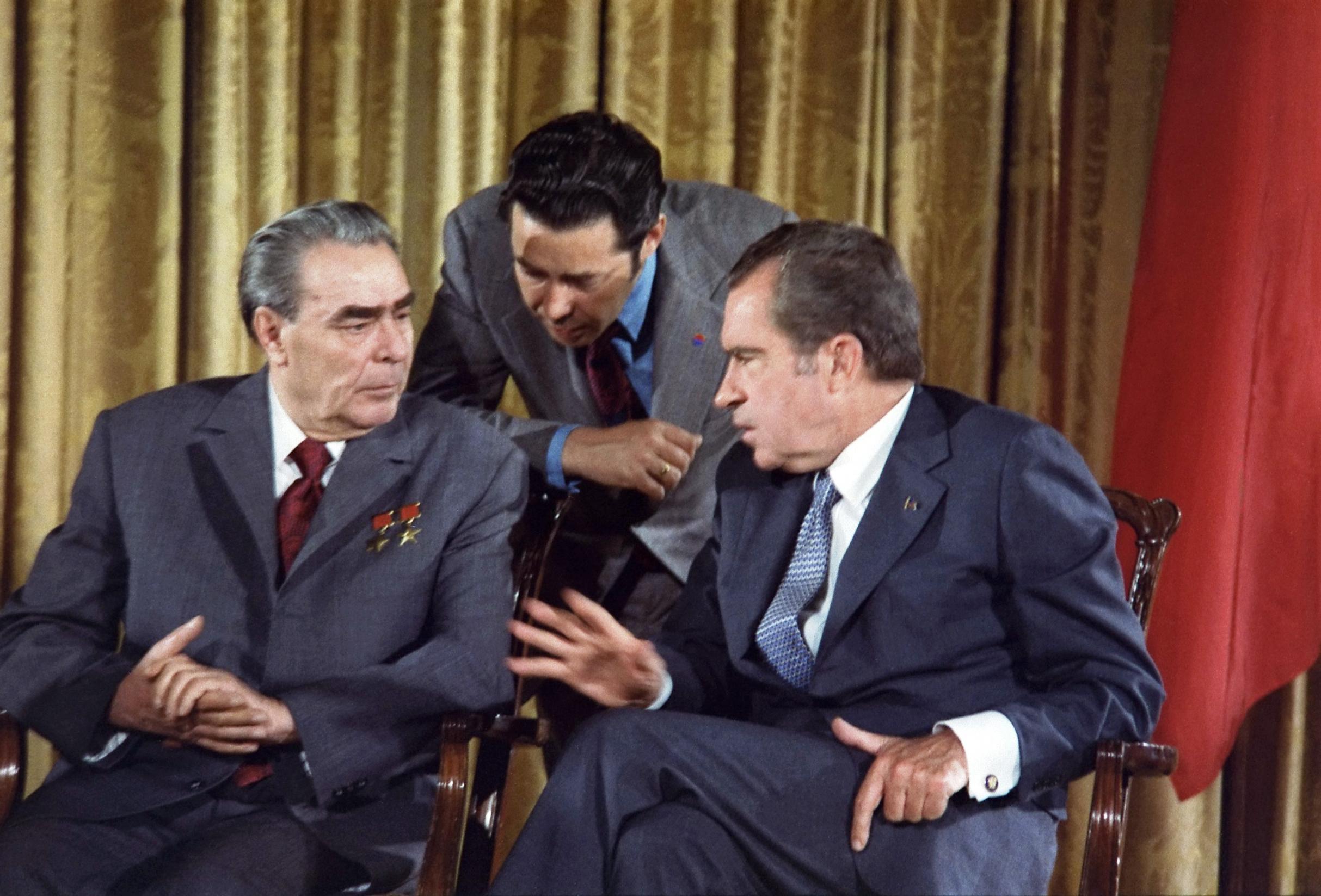 Leonid Brežnev ja Rickhard Nixon 1973, Washington