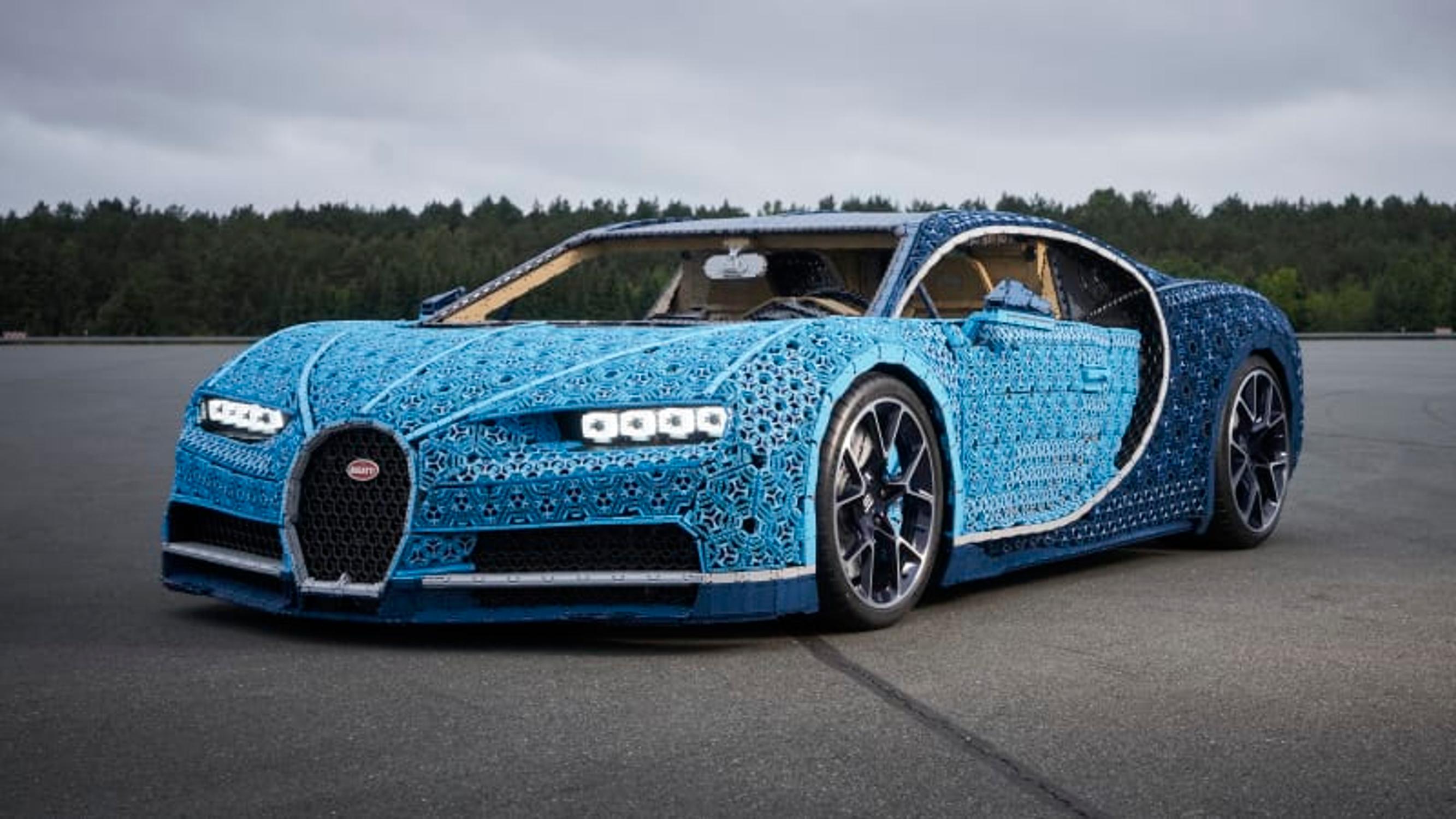 Lego teki palikoistaan täysikokoisen Bugatti Chironin – ja sillä voi myös ajaa