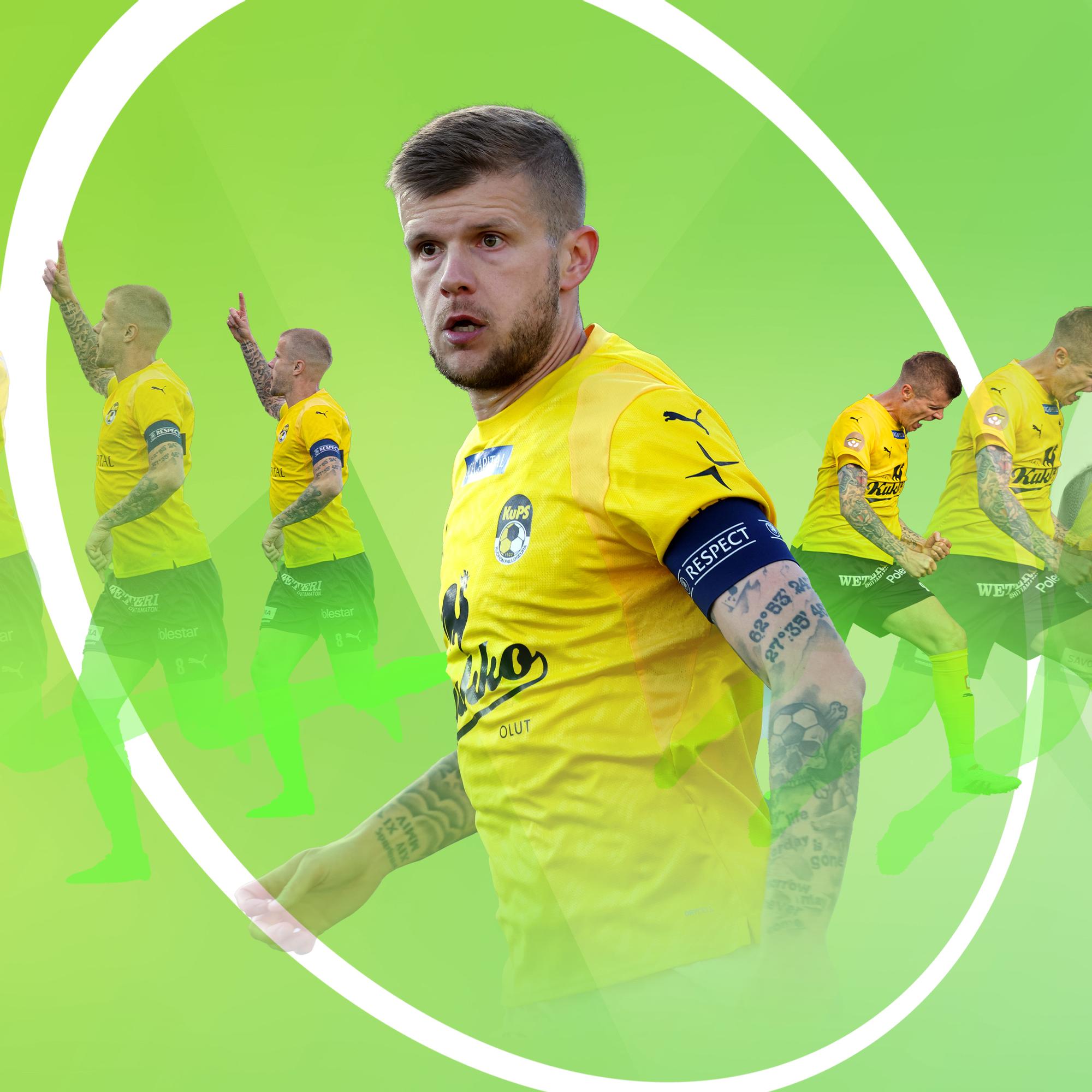 Veikkausliiga tarvitsee Petteri Pennasen kaltaisia jalkapalloilijoita – KuPS-kapteeni on yksi kaikkien aikojen liigapelaajista