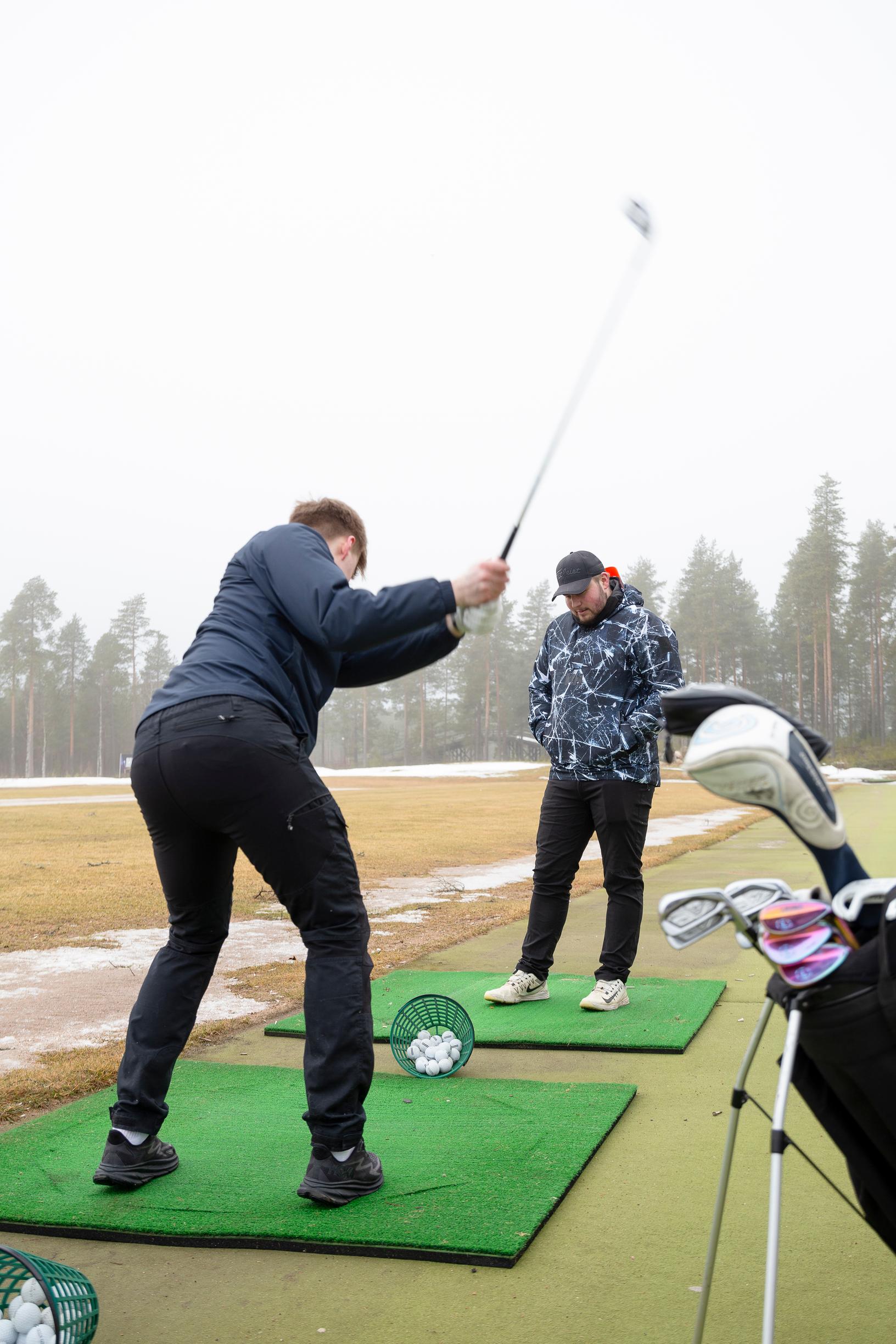 Roope Arffman innostui golfista Jesper Kylmäojan ansiosta.