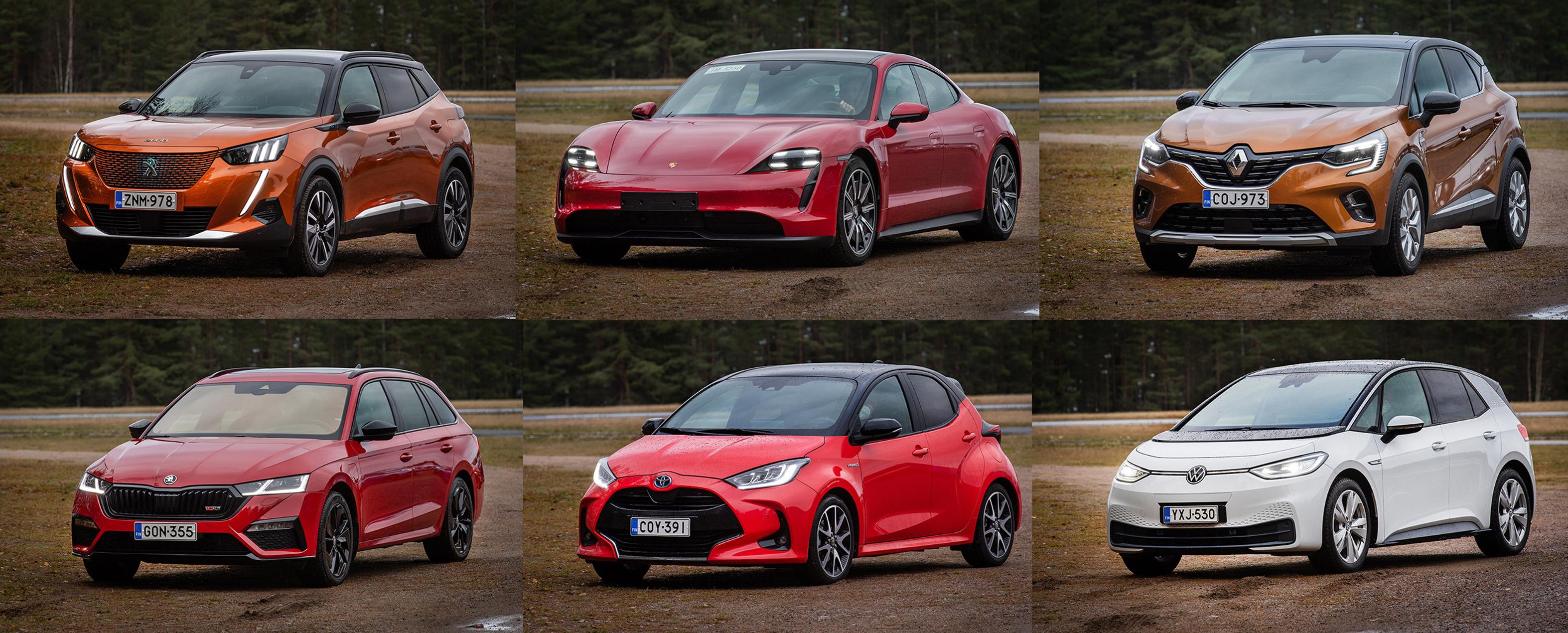 Tässä ovat Vuoden Auto Suomessa 2021 -finalistit - täyssähköautoilla vahva edustus