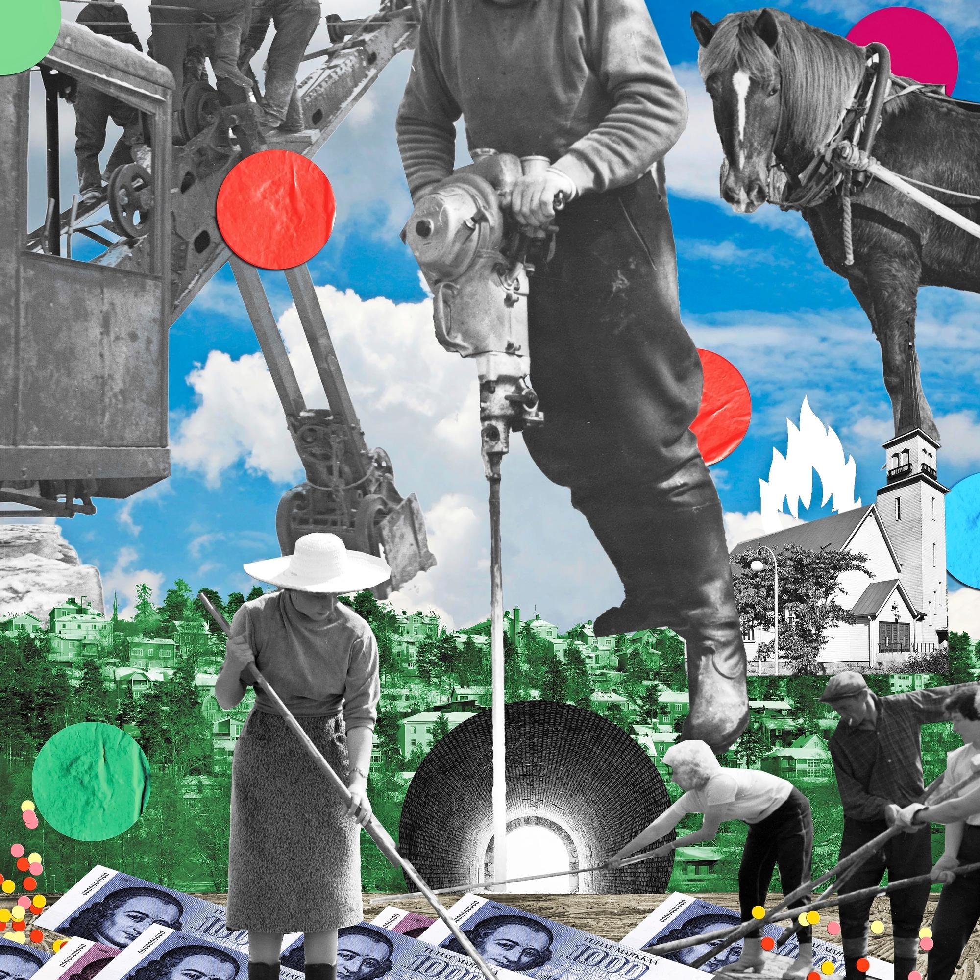 Valtava työmaa sai huonoja uutisia vuonna 1967 – Töitä jatkettiin silti, ja siksi Tampereella on turha miljoonatunneli