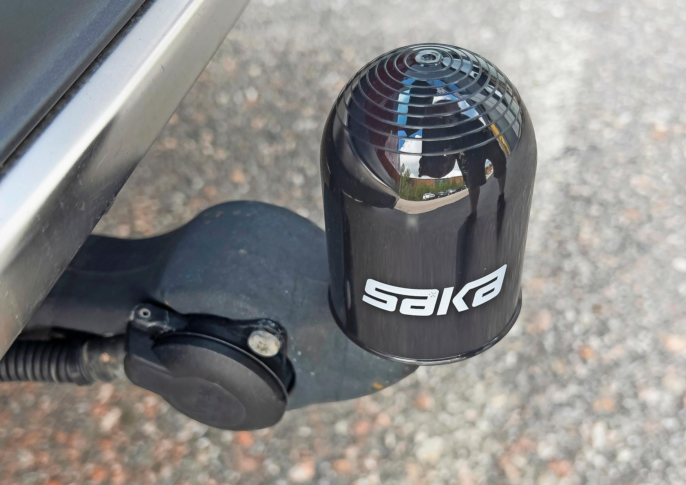 Audi Q5:ssa on vetokoukku ja se on nelivetoautossa aina tervetullut varuste.