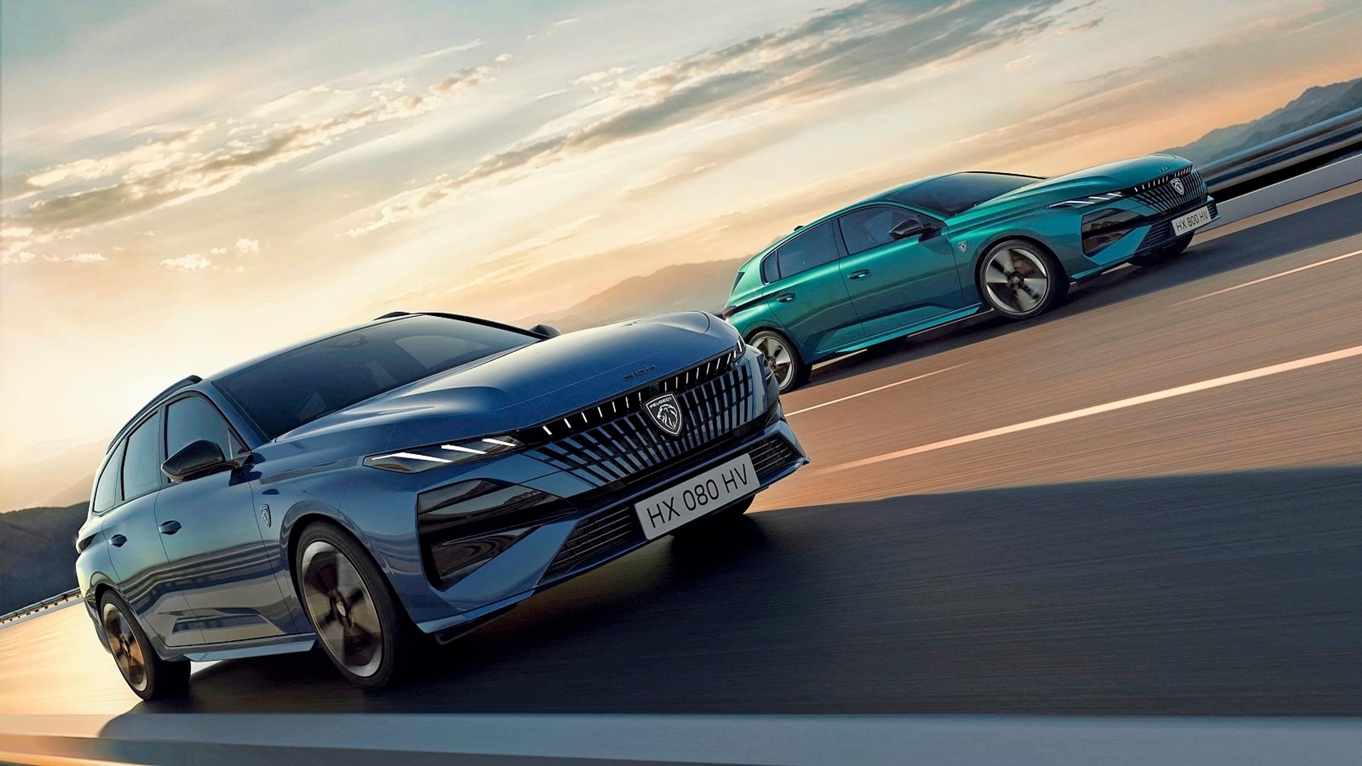 Peugeot 308 palaa katukuvaan terävöitetyllä ilmeellä ja valaistulla logolla
