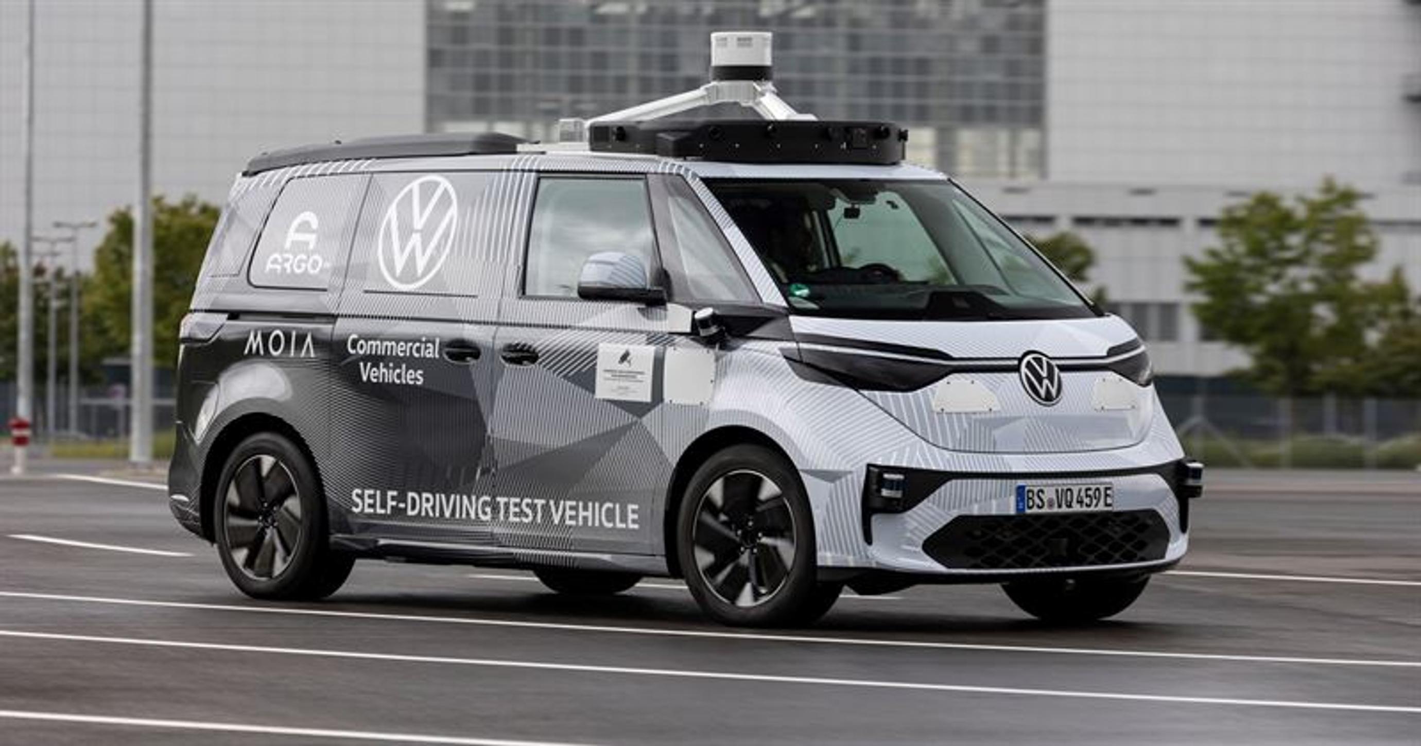 Volkswagen Hyötyautot, Argo AI ja MOIA esittelivät ensimmäisen autonomisesti ajavan ID.BUZZ -prototyypin